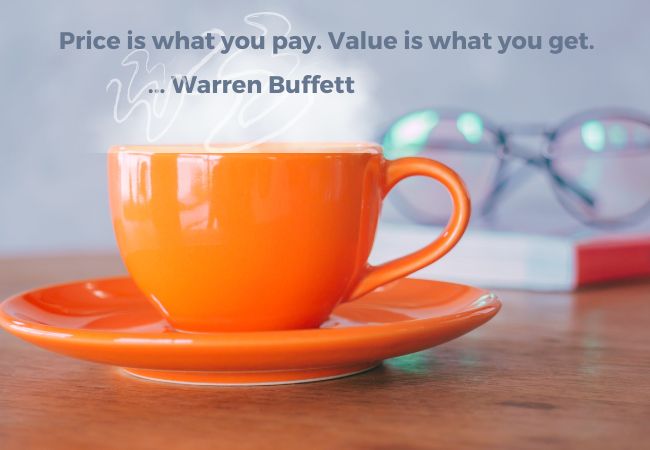 Warren Buffett value and price