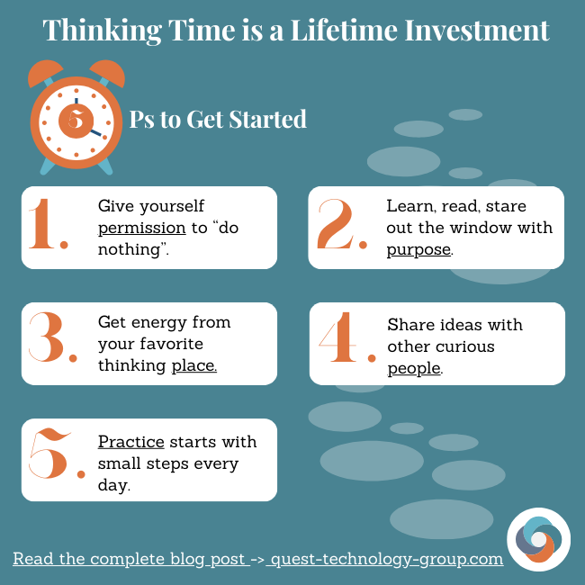 5 action steps to think more.